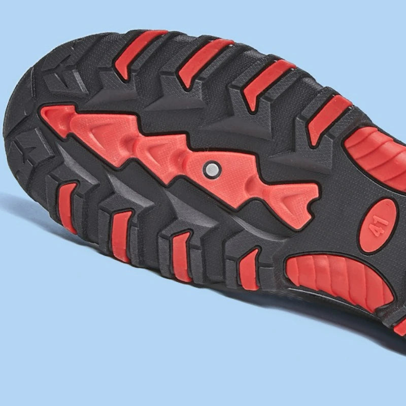 Summer Men's Shoes Lightweight Sneakers Fashion Outdoor Male Hiking Shoes Soft Soled Running Shoes Mesh Slip on Men Casual Shoe