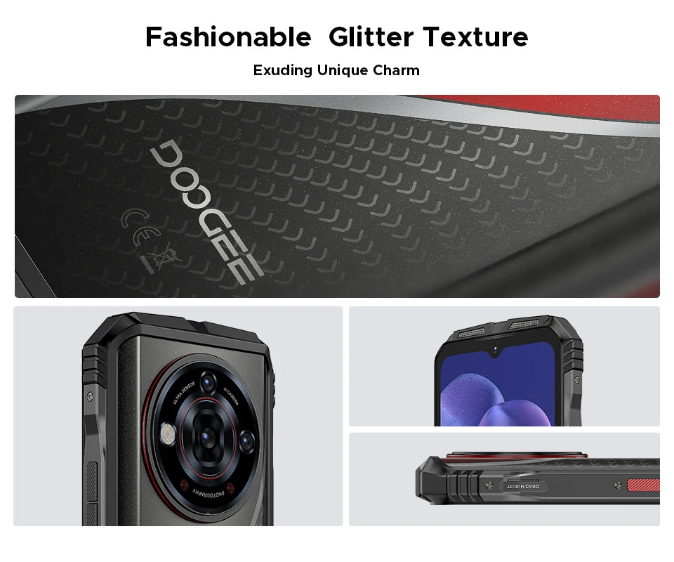 DOOGEE S118 Pro 5G Rugged Phone dimension 7050 6.6 ''FHD 120Hz 8GB RAM 512GB ROM 10800mAh Battery Cell Phone NFC Mobilephones