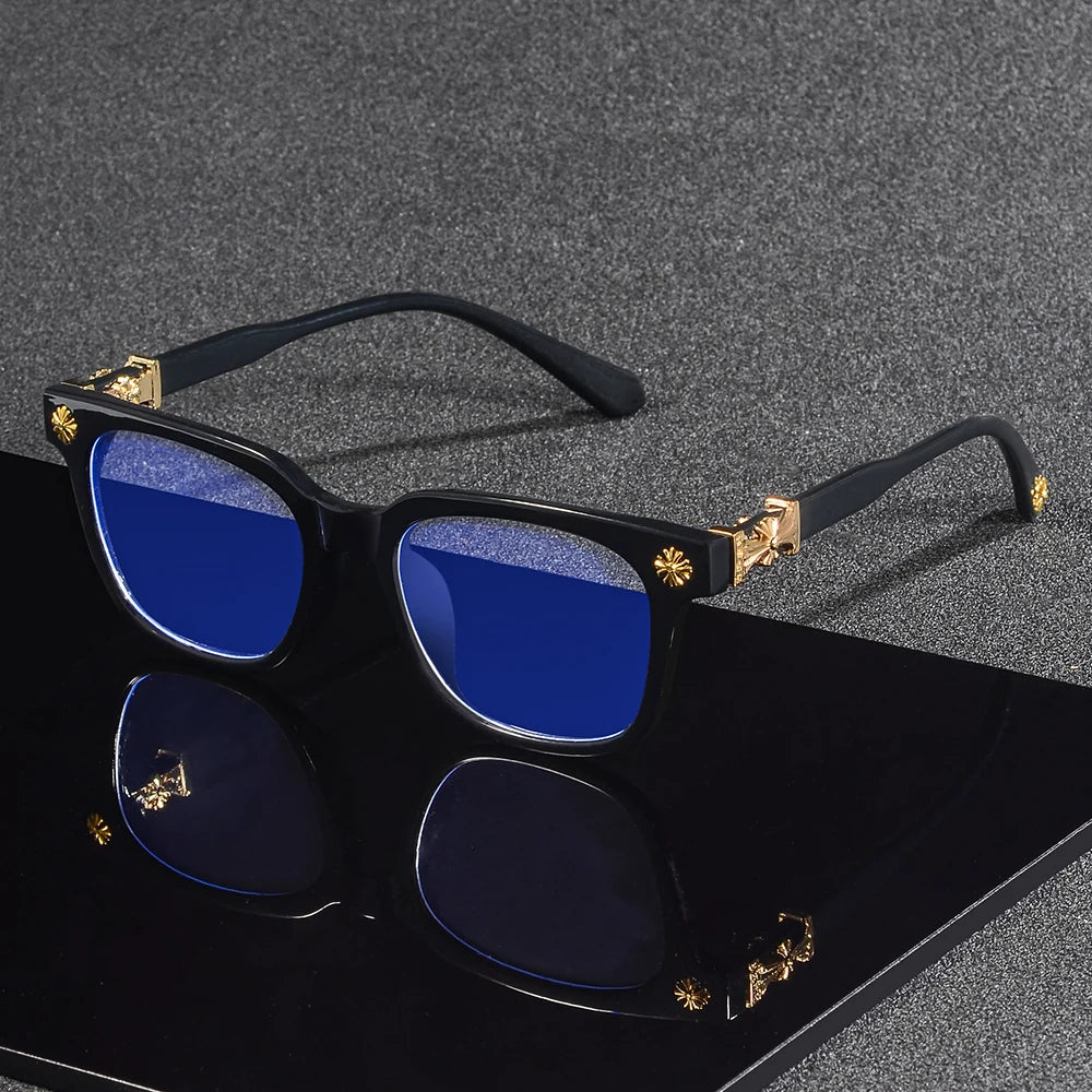 CRIXALIS Classic Square Anti Blue Light Glasses Reading Books Glasses Women And Men Prescription Glasses Computer Eyeglasses