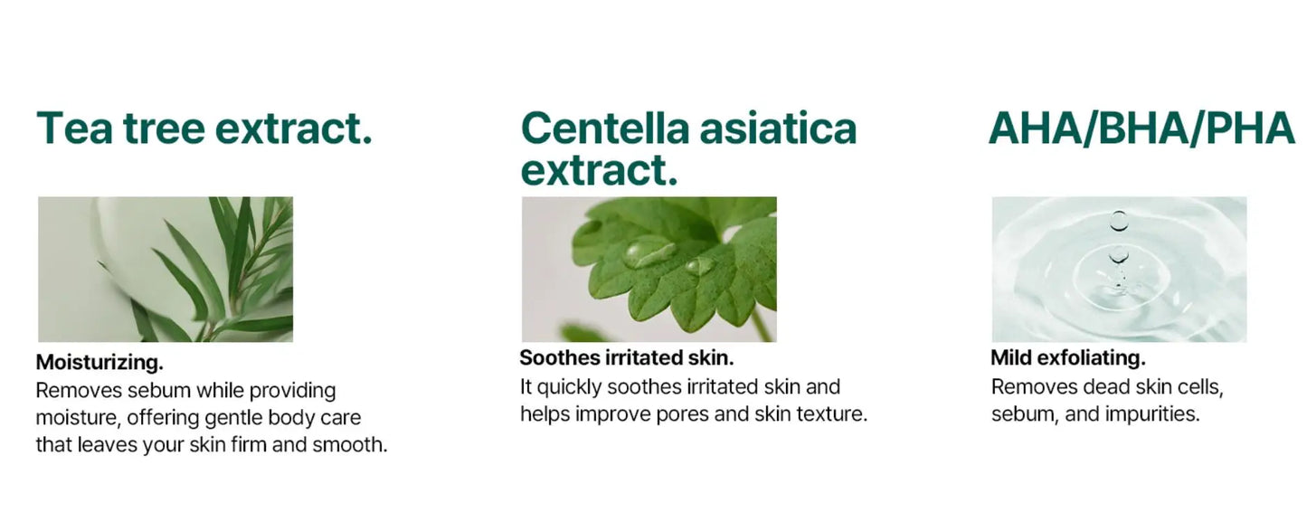 16.9 oz Salicylic Acid Body Wash, Gentle & Smoothing Mild Exfoliating Daily Acne Body Wash Deep Cleanses Back Acne and Sebum