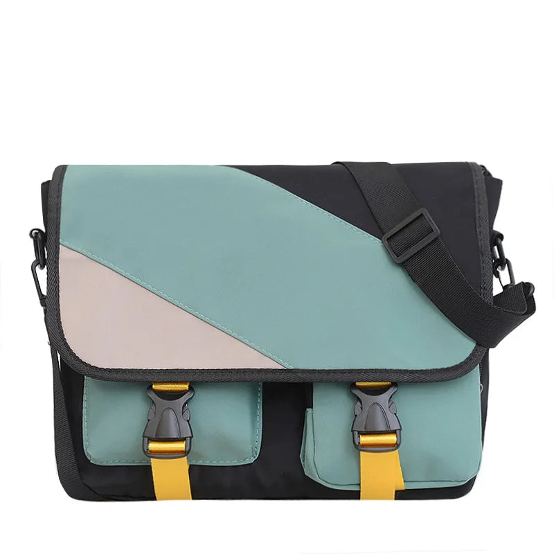 Waterproof Nylon Messenger Bags for Women Canvas Handbags Shoulder Crossbody Bag Large Capacity Casual Students School Bags