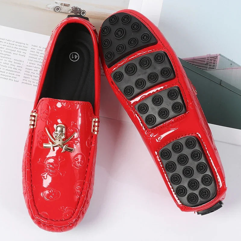 YRZL White Loafers Men Casual Shoes Handmade Lazy Shoes Men Loafers Moccasins Size 48 Breathable Slip on Driving Loafers for Men