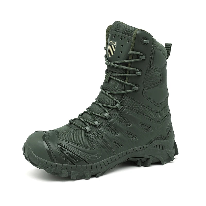 Special Forces Desert Combat Tactical Men's Tall Boots Wear-resistant Training Boots Waterproof Outdoor Mountaineering Sports Cl