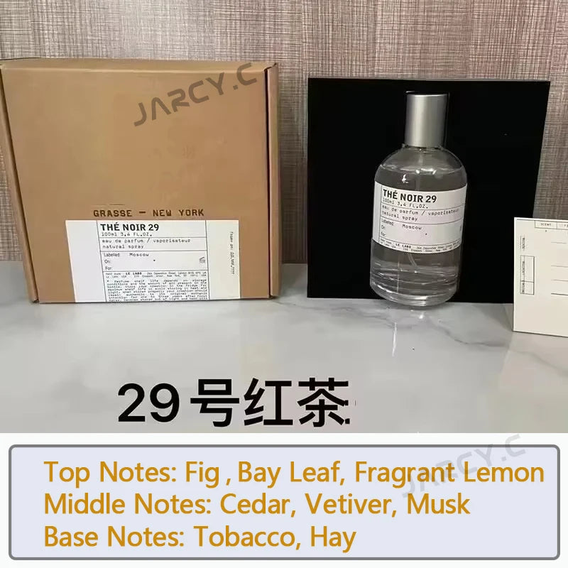 100ml品牌香水No.33 No.13 No.31實驗室香水持久留香女士日常旅行工作