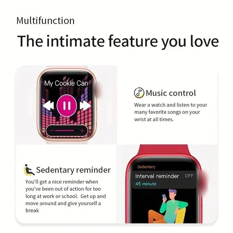 T168 Wireless Calling Smart Watch Make Answer Call Full Touch Sport Fitness SmartWatch For Women Men