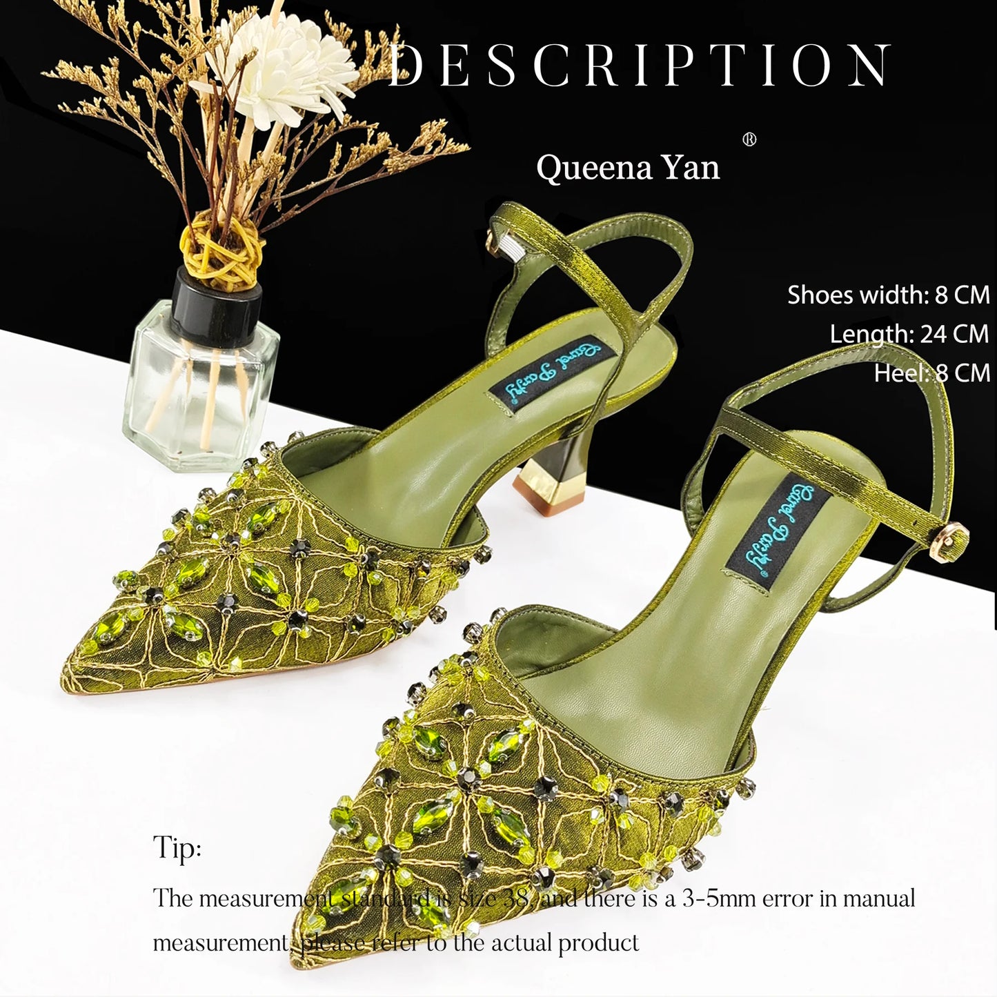 Festive Elegance:Spot Goods High Quality Women's Pumps Fashion Design For Nigeria Wedding Party Ladies Shoes