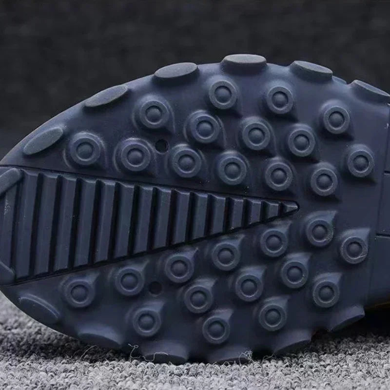 厚底男款運動鞋時尚男鞋百搭硫化鞋繫帶戶外跑步鞋防滑男鞋