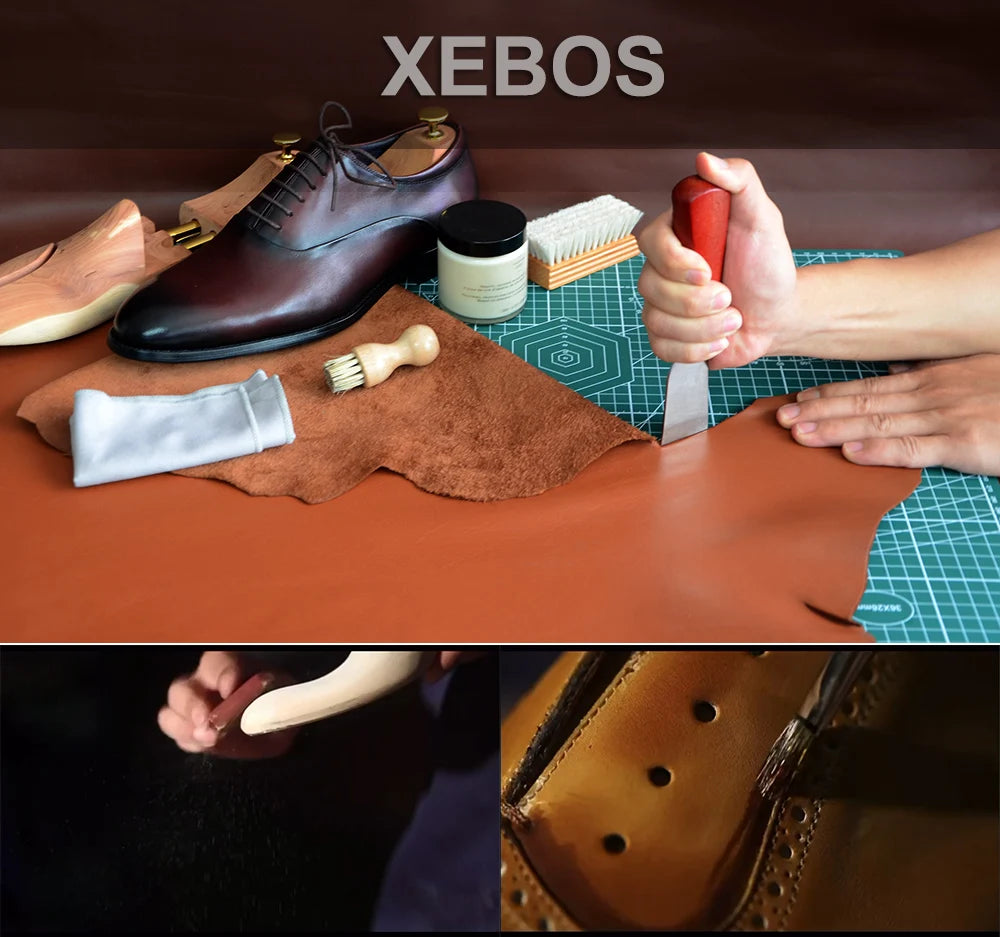 Stylish Gray Sneakers Men Loafers Genuine Leather Rivet Tassel Flat Non-slip Breathable Casual Business Wediding Shoes Mocasines