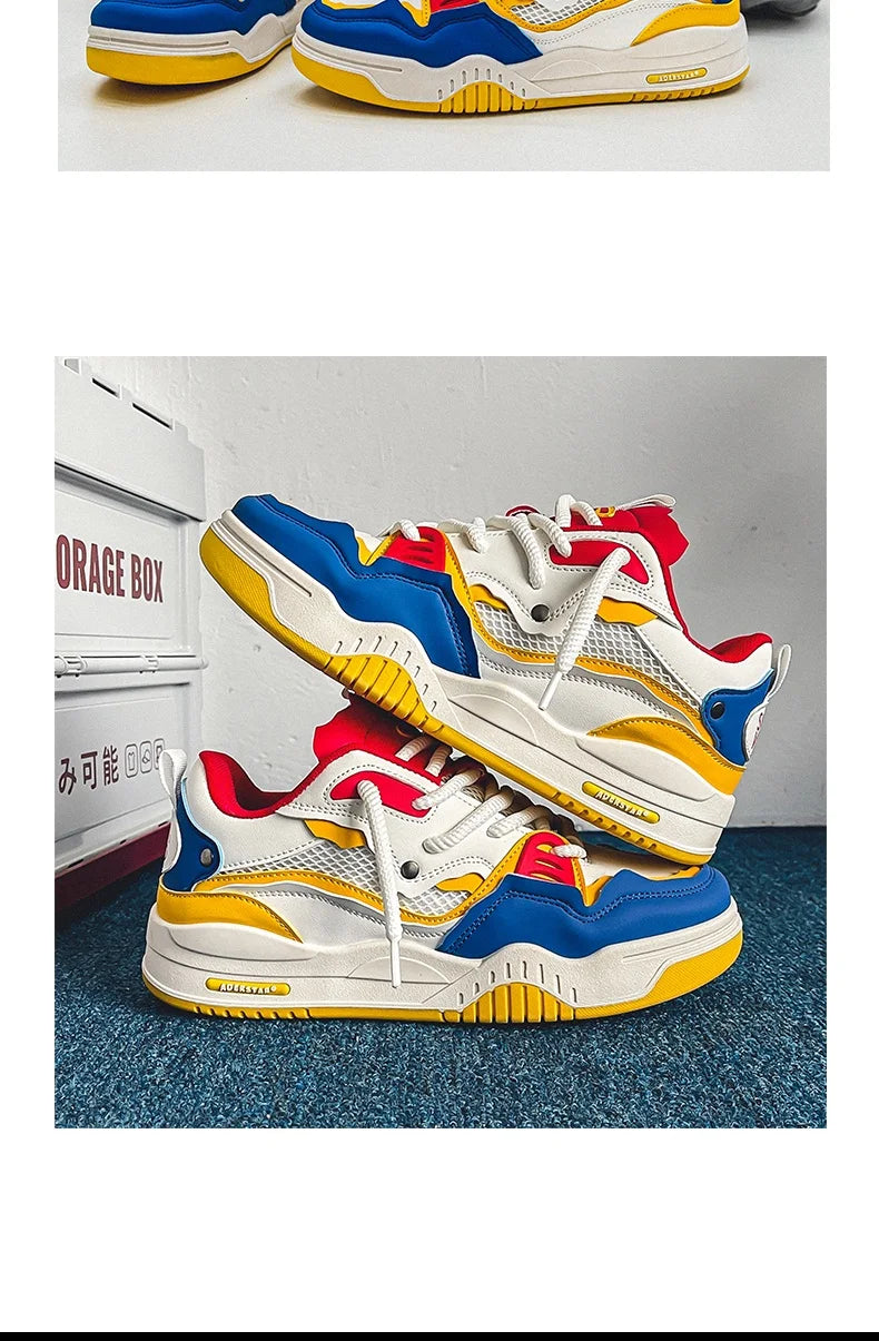 2024 Fashion Men's Casual Sneakers Platform Shoes Size 46 Comfortable Chunky Designer Skateboard Shoes for Men zapatillas hombre