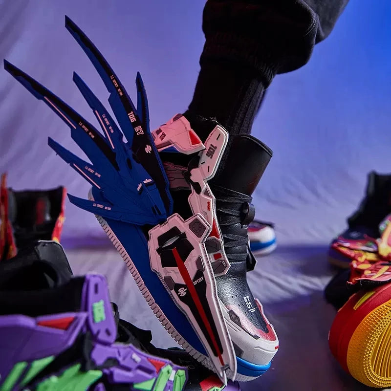 Shoes For Men Women's Anime Sneakers 2024 Winter Fashion Male Casual Tenis Woman Trainers Race Shoes Boots Plus Size 36~46