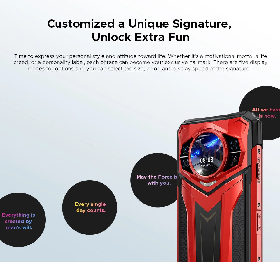 World Premiere DOOGEE S200 Plus 5G AI Rugged Phone Dimensity 7300 1.32" Rear Display 12+512GB 6.72'' 10100mAh Battery Smartphone