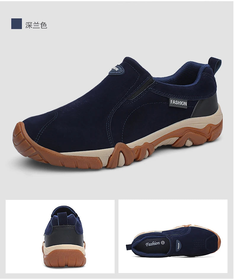 2023 New Outdoor Hiking Camping Light Running Lucky Shoes Jogging Casual Sports Men's Shoes Non Slip Loafers Hiking Shoes 39-46