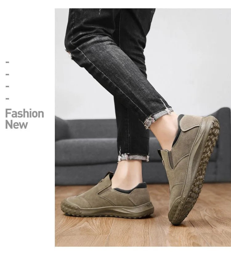 2025 Men's Loafer Shoes, Breathable Comfy Non-slip Slip On Shoes, Men's Walking Shoes, Spring And SummeFashionable Men's Shoes