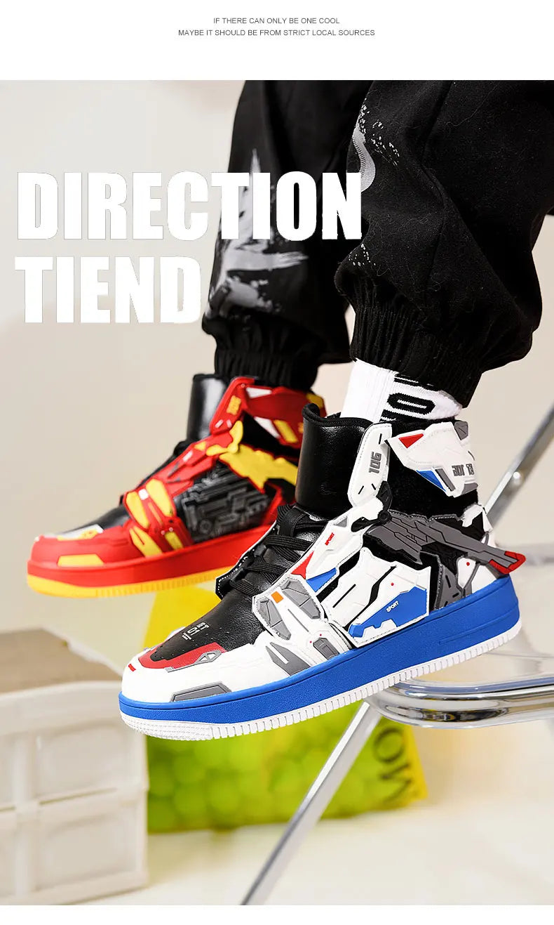 Shoes For Men Women's Anime Sneakers 2024 Winter Fashion Male Casual Tenis Woman Trainers Race Shoes Boots Plus Size 36~46