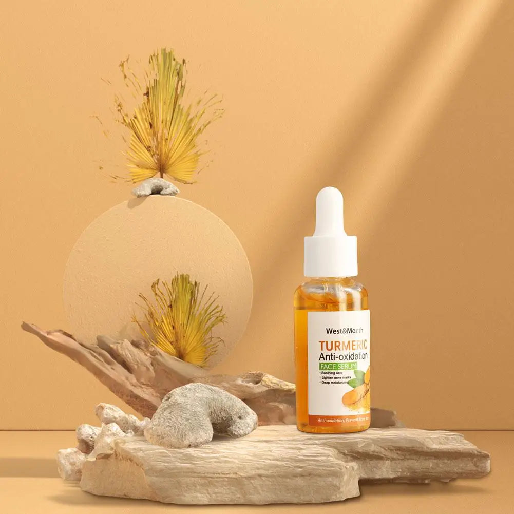 Turmeric Face Whitening Serum Turmeric Anti-oxidation Serum Turmeric Dark Spot Corrector Serum Facial Brighten Turmeric Oil Soap