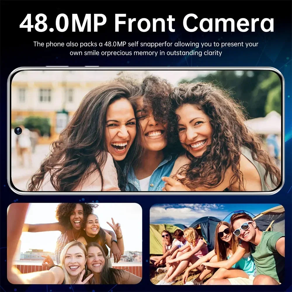 2025 GT10 Pro Original Smartphone 4G 5G 7.3HD 16G+1T Dual Sim Cellphones Android 13 Cell Phone 108MP 6800mAh Smart Mobile Phone