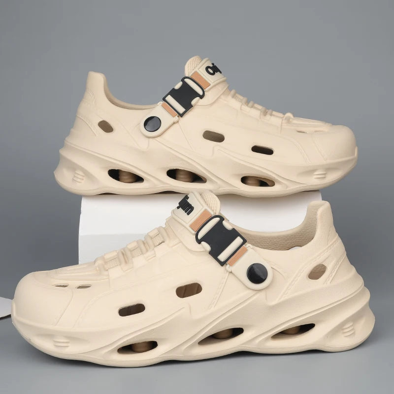 Men's Outdoor Sandals Sport Slippers Beach Slides Breathable Non-slip Clogs Men Casual Garden Shoes Hiking Men Outdoor Sandals