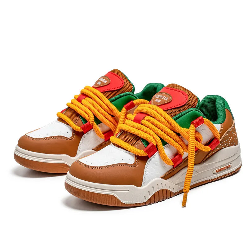 2024 Fashion Men's Casual Sneakers Platform Shoes Size 46 Comfortable Chunky Designer Skateboard Shoes for Men zapatillas hombre