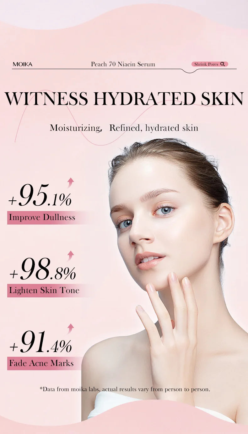 Niacinamide Serum Dark Spot Remover Fade Acne Marks Hyperpigmentation Shrink Pores Even Skin Tone Moisturizing Korea Skin Care 3