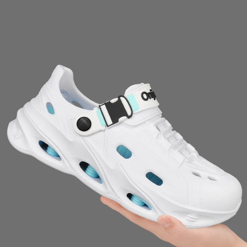 Men's Outdoor Sandals Sport Slippers Beach Slides Breathable Non-slip Clogs Men Casual Garden Shoes Hiking Men Outdoor Sandals