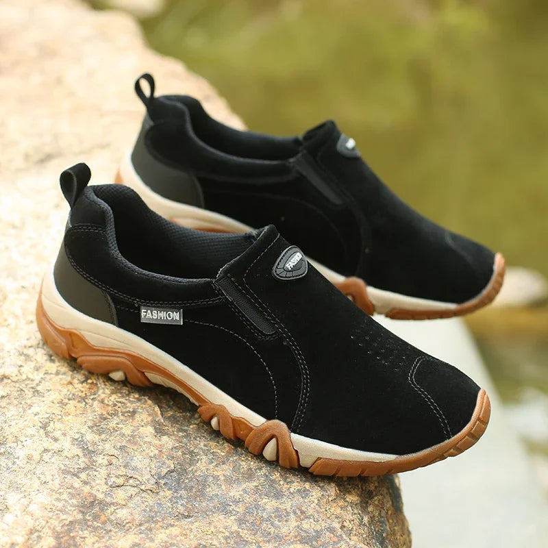 2023 New Outdoor Hiking Camping Light Running Lucky Shoes Jogging Casual Sports Men's Shoes Non Slip Loafers Hiking Shoes 39-46