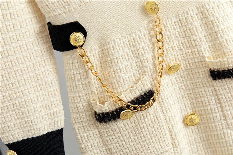 Women Retro Knitted Mini Solid Color V-Neck Long Sleeve Wrapped Hip Dress Autumn Winter Slim Sweater New Arrival 2025 Clothes