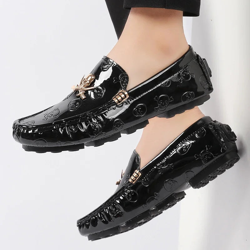 YRZL White Loafers Men Casual Shoes Handmade Lazy Shoes Men Loafers Moccasins Size 48 Breathable Slip on Driving Loafers for Men