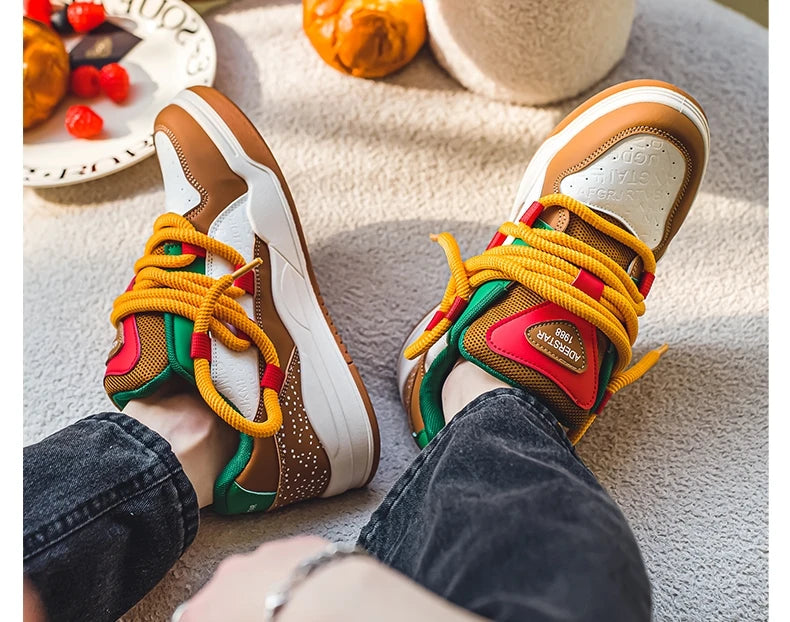 2024 Fashion Men's Casual Sneakers Platform Shoes Size 46 Comfortable Chunky Designer Skateboard Shoes for Men zapatillas hombre