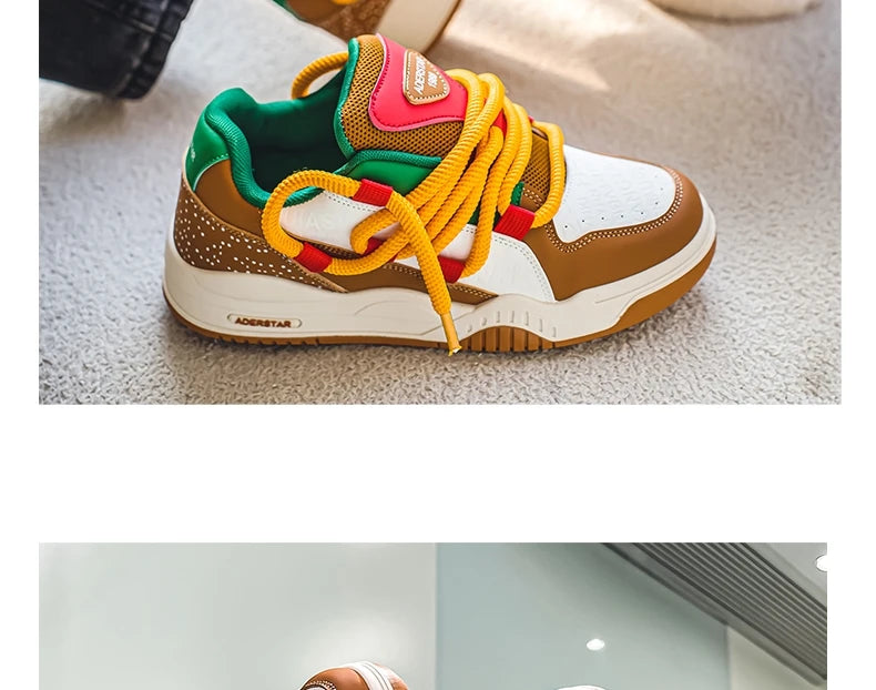 2024 Fashion Men's Casual Sneakers Platform Shoes Size 46 Comfortable Chunky Designer Skateboard Shoes for Men zapatillas hombre