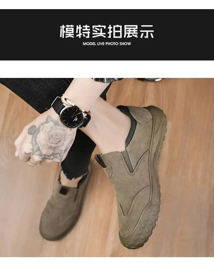 2025 Men's Loafer Shoes, Breathable Comfy Non-slip Slip On Shoes, Men's Walking Shoes, Spring And SummeFashionable Men's Shoes