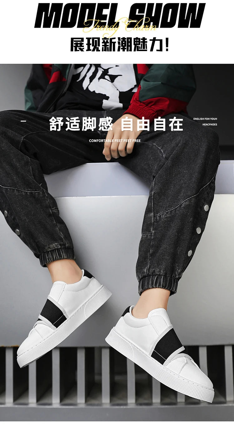 2024 Autum Couple's Concise Comforta Bleoutdoor Shoes Fashion Men Casual Thick Bottom Shoes Men's Breathable Vulcanized Shoes