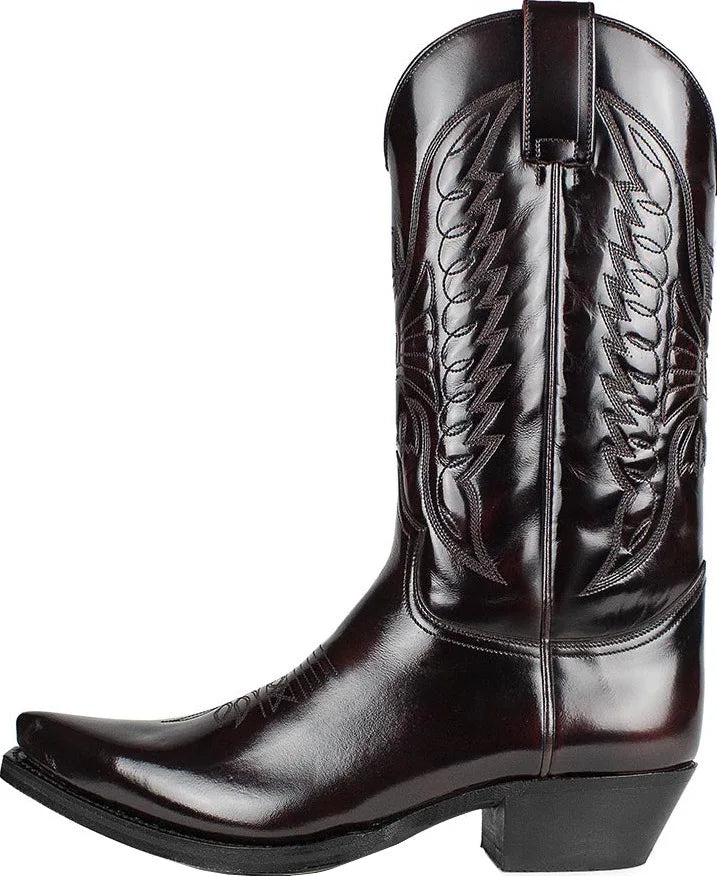 Mid-calf Boots Woman Side Zipper Pointed Western Boots Retro Fashion Black Boots Plus Size 35-48 Women Boots Zapatos Hombre