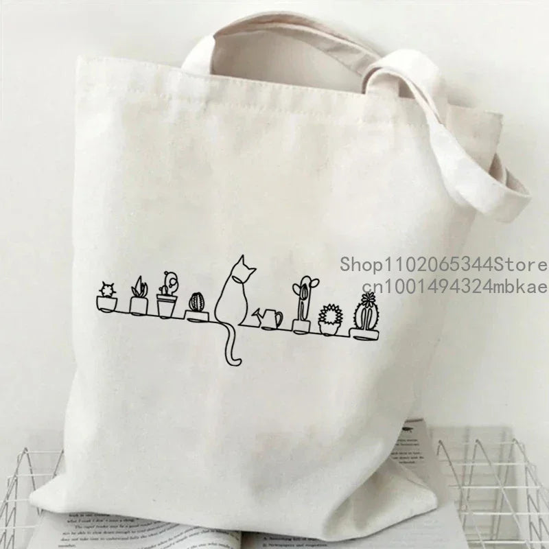 Vintage Radish Canvas Tote Bag Women Gardening Lover Beach Shoulder Bag Funny Phytology Travel Shopping Bags Plant Style Handbag