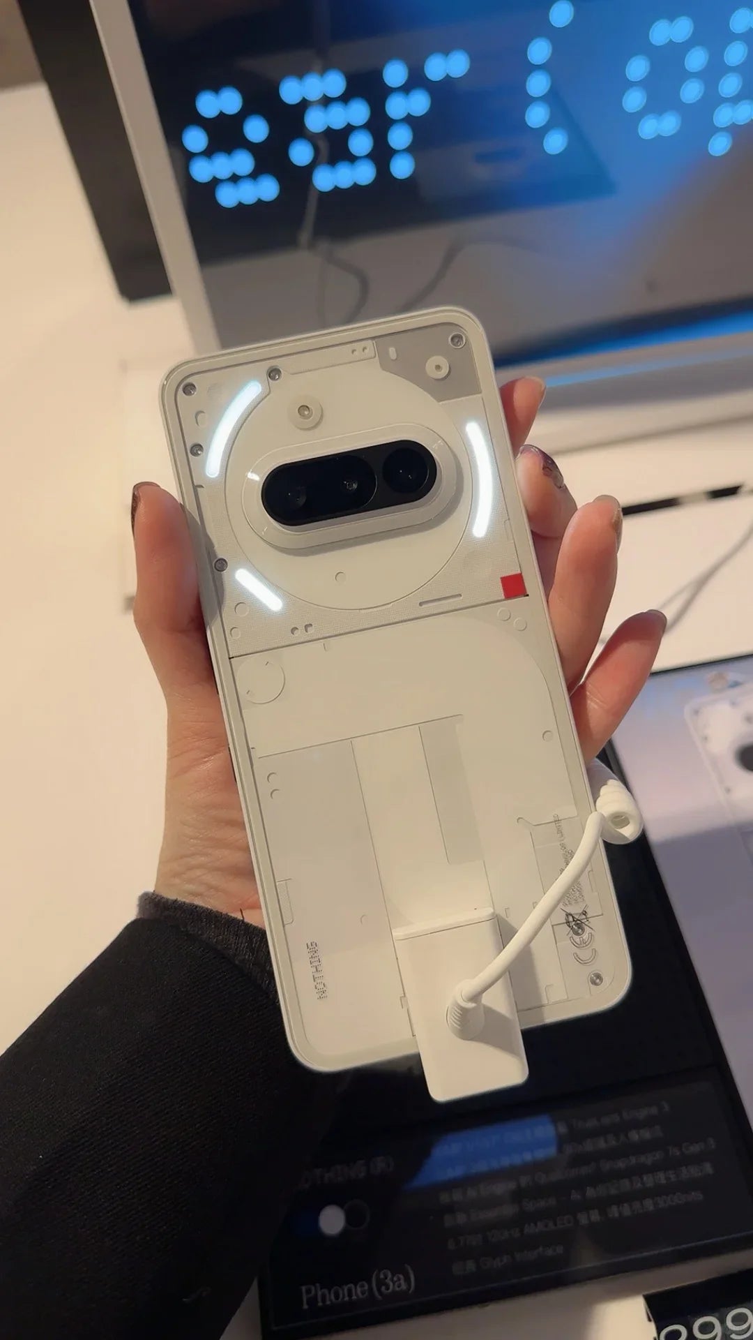 Nothing Phone 3a Smartphone 6.77" 120Hz AMOLED Display 50MP Triple Camera System Snapdragon 7s Gen3 Processor BT5.4 IP64 5000mAh