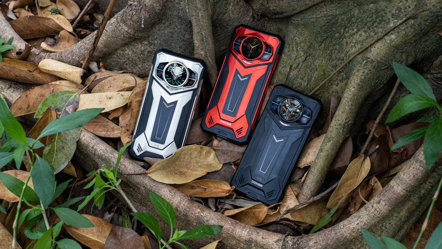 World Premiere DOOGEE S200 Plus 5G AI Rugged Phone Dimensity 7300 1.32" Rear Display 12+512GB 6.72'' 10100mAh Battery Smartphone