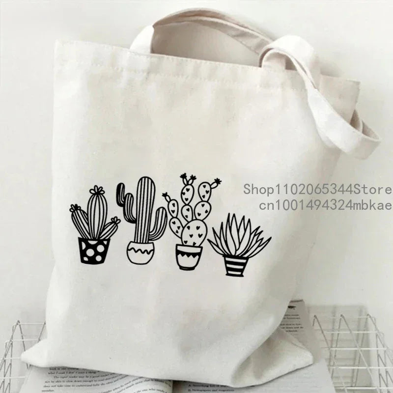 Vintage Radish Canvas Tote Bag Women Gardening Lover Beach Shoulder Bag Funny Phytology Travel Shopping Bags Plant Style Handbag