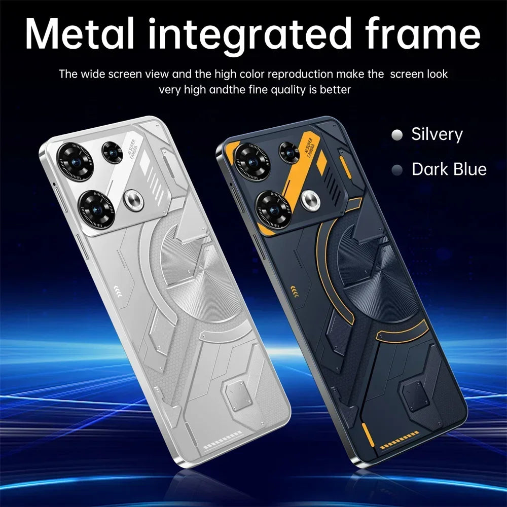 2025 GT10 Pro Original Smartphone 4G 5G 7.3HD 16G+1T Dual Sim Cellphones Android 13 Cell Phone 108MP 6800mAh Smart Mobile Phone