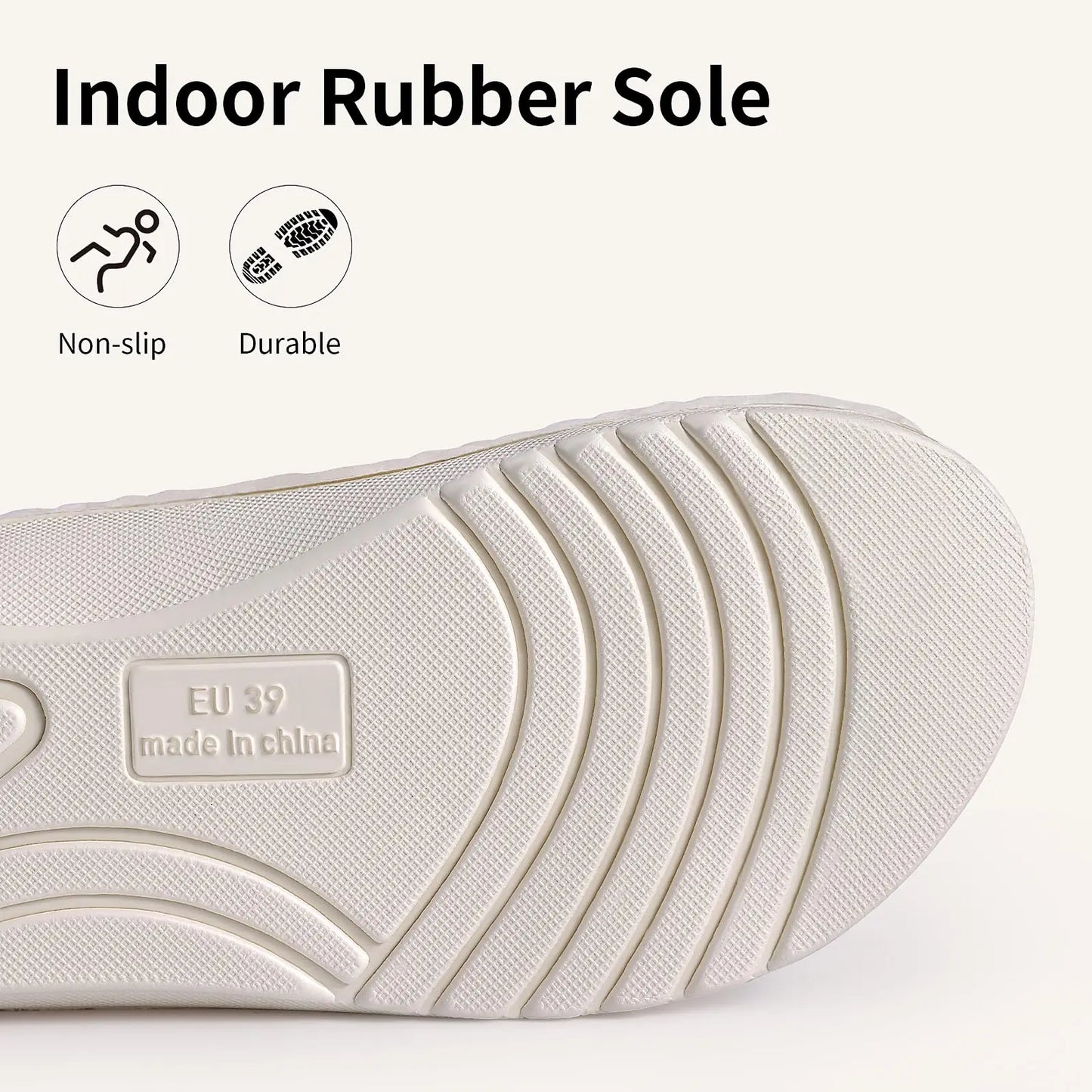 Litfun Women Orthopedic Home Slippers Fashion Open Toes Cozy Fur Flip-flops Indoor Flat Slides With Arch Support Cotton Slippers