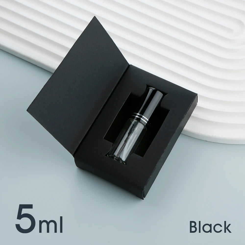 50個5毫升10毫升香水噴霧瓶帶包裝可再填充噴頭香水瓶鋁製迷你噴霧瓶