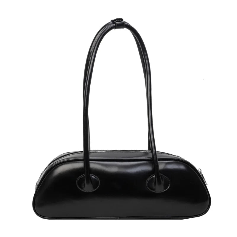 Advanced Sense Retro Pu Zipper Ladies Shoulder Bags Trend 2025 Light Luxury Hot Sale Bags for Women New Handbag Bolsas Femininas