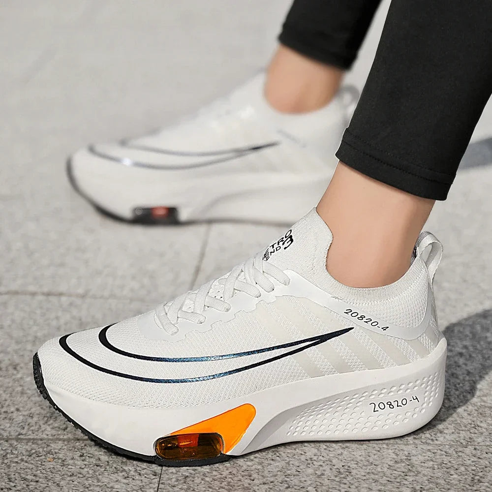 New Foreign Trade Couple Sports and Leisure Shoes Fashionable and Versatile Thick Bottom Lightweight Air Cushioned Running Shoes