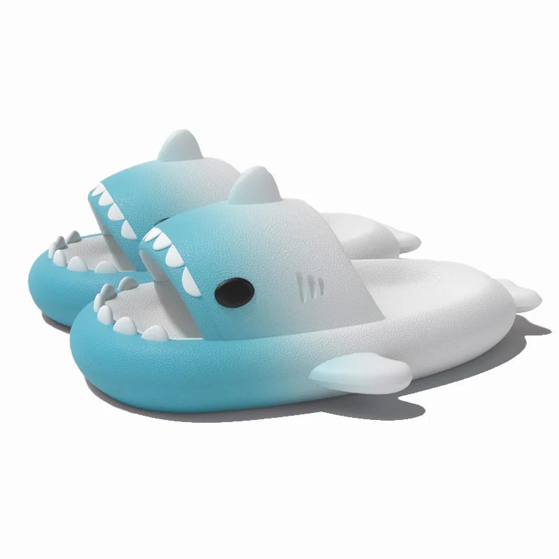 Evshine Summer Women's Sandals Fashion Shark Sandals For Women Lovely Thick Platform Shark Slippers Outdoor Soft Beach Slippers