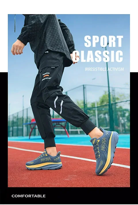 Running Shoes Carbon Board Speciality Marathon Men Sports Breathable Lightweight Women's Comfortable Athletic Nonskid Sneakers