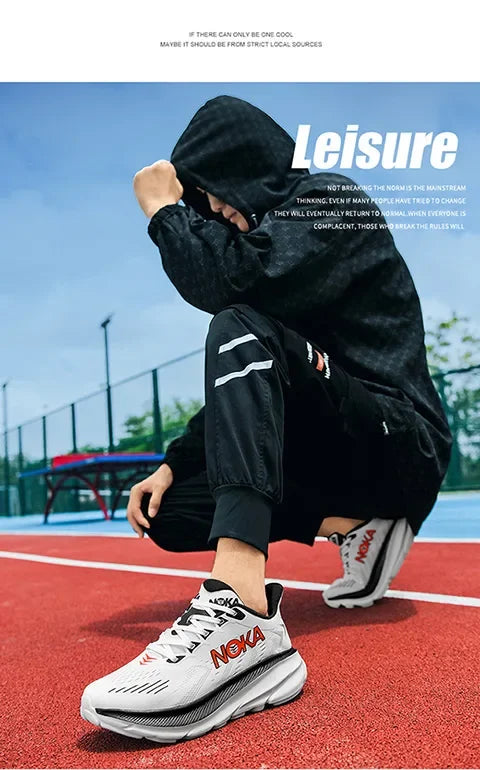 Running Shoes Carbon Board Speciality Marathon Men Sports Breathable Lightweight Women's Comfortable Athletic Nonskid Sneakers