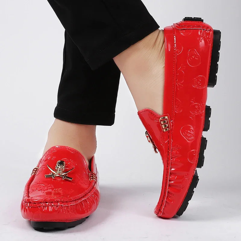 YRZL White Loafers Men Casual Shoes Handmade Lazy Shoes Men Loafers Moccasins Size 48 Breathable Slip on Driving Loafers for Men