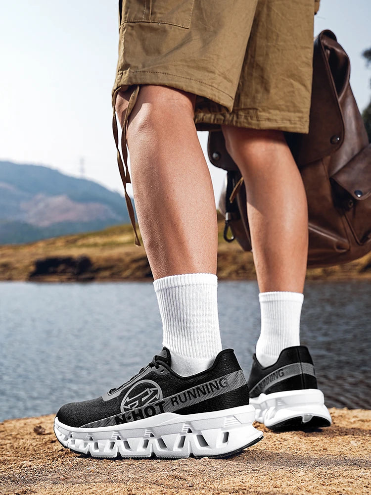 Men Sports Running Shoes Casual Marathon Breathable Lightweight Women's Comfortable Athletic Nonskid Walking Sneakers