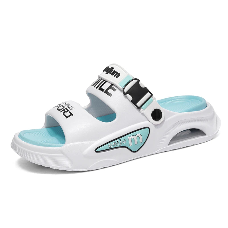 Summer Men's Outdoor Sandals Slippers Beach Comfortable Slides Soft Clogs Men Casual Shoes Garden Shoes Men Women Beach Sandals