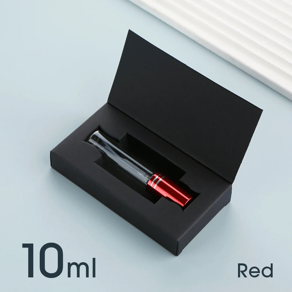 50個5毫升10毫升香水噴霧瓶帶包裝可再填充噴頭香水瓶鋁製迷你噴霧瓶