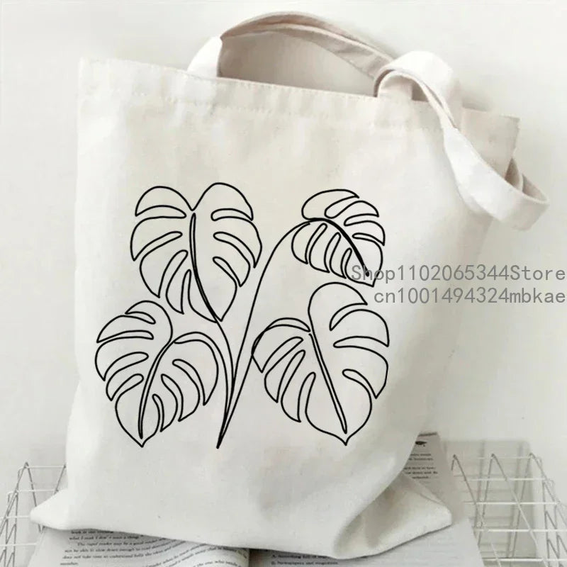 Vintage Radish Canvas Tote Bag Women Gardening Lover Beach Shoulder Bag Funny Phytology Travel Shopping Bags Plant Style Handbag