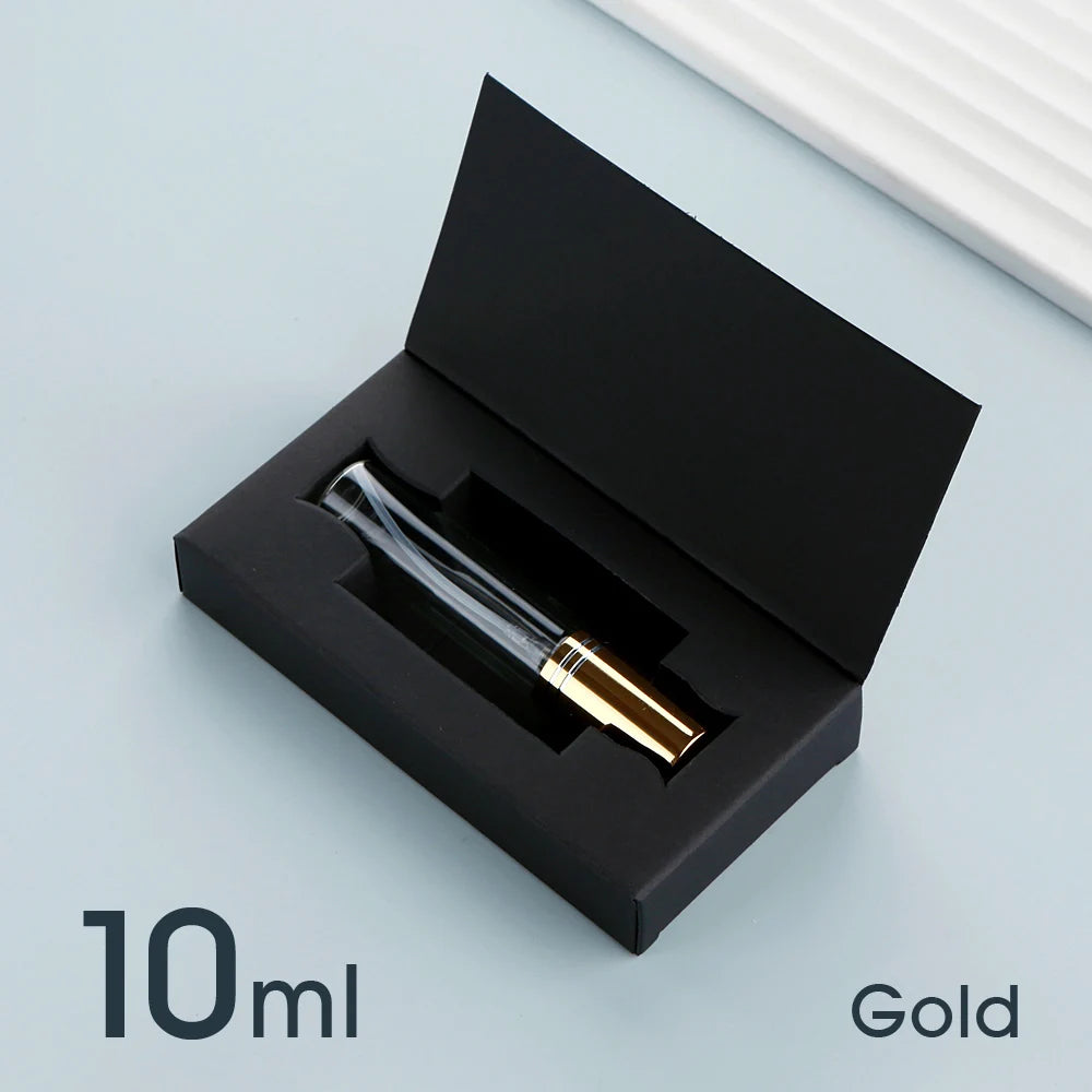 50個5毫升10毫升香水噴霧瓶帶包裝可再填充噴頭香水瓶鋁製迷你噴霧瓶